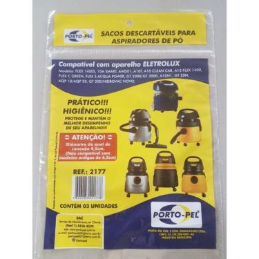 Imagem de Saco aspirador electrolux FLEX / GT 3000 NOVO / A10S / A10T / A10 CLEAN CAR / A13 / A10 N1 - 3 und (REF.2177)