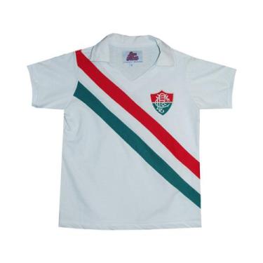 Imagem de Camisa Fluminense 1969 Liga Retrô Infantil  Branca 8