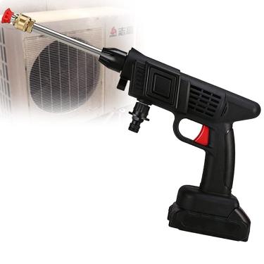 Imagem de Lavadora De Alta Pressão Sem Fio, Máquina De Lavar Portátil 24v Com Bateria E Carregador Para Lavar Carros, Regar Flores, Limpar Pisos E Muito Mais.,TwoBatteries-StorageBoxesandFoldingBuckets