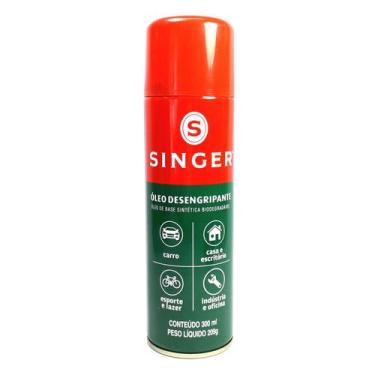 Imagem de Óleo Singer Spray Desengripante Frasco 300ml Para Lubrificar E Soltar