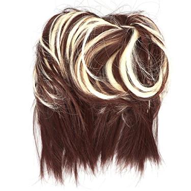 Imagem de Peruca De Coque Bagunçado, Peruca De Coque Sintética De Rabo De Cavalo Para Mulheres E Crianças For Festa De Dança Cosplay (Q17-7Ah613 #)