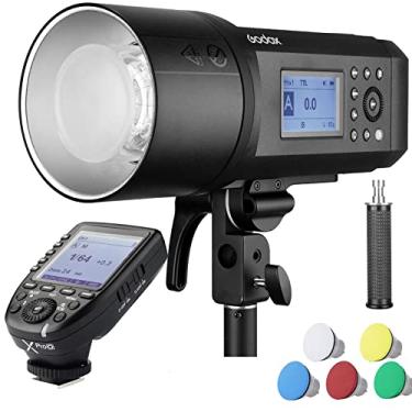 Imagem de Godox AD600Pro 600Ws TTL Flash ao ar livre com Godox Xpro-O 2.4G 1/8000s 2600mAh Bateria 360 Flashes de potência total, 0.01-0.9s Reciclagem Compatível com Canon Nikon Sony etc.