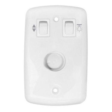 Imagem de Dimmer Controle Rotativo P/ Ventilador Teto 127v Branco Arge