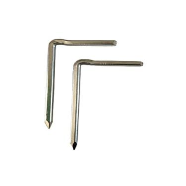 Imagem de TheHeor Gancho de metal de 10 peças, pregos de fixação de grampo em u, prego de tubo de fixação de grampo em u, braçadeiras de tubo de metal de prego, instalação de tubo ou arnês (50mm*22.7mm)