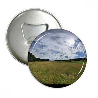 Imagem de Céu Nuvens Silvicultura Ciência Natureza Cenário Abridor de Garrafas Imã de Geladeira Emblema Multifuncional