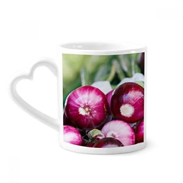 Imagem de Caneca de cebola Vageable Caneca de café cerâmica copo de coração de vidro