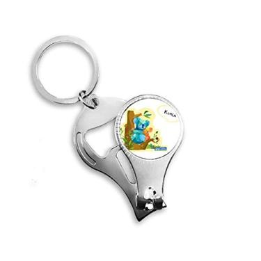 Imagem de Austrália coala e eucalipto aquarela alicate anel chaveiro abridor de garrafa cortador