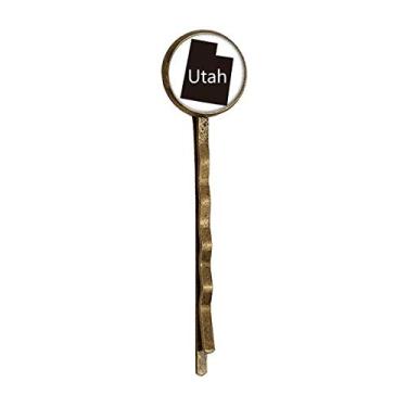 Imagem de Utah — Boné retrô de metal com mapa dos Estados Unidos da América