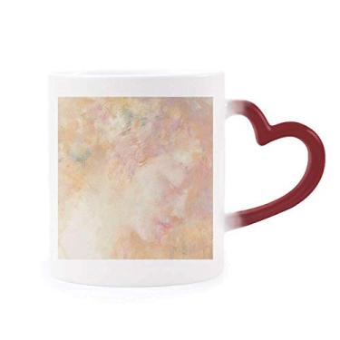 Imagem de Caneca Miss XJJ com pintura a óleo sensível ao calor, copo de grés que muda de cor vermelha