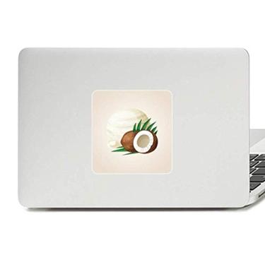 Imagem de Adesivo de vinil para laptop com estampa de folhas de sorvete de coco e picolés