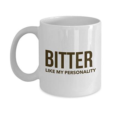 Imagem de Caneca Bitter Like My Personality – Caneca de café – Ideia de presente ou presente – Vem em cerâmica de 325 ml