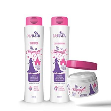 Imagem de Kit Capilar Rapunzel - Mahair - Shampoo + Condicionador + Máscara