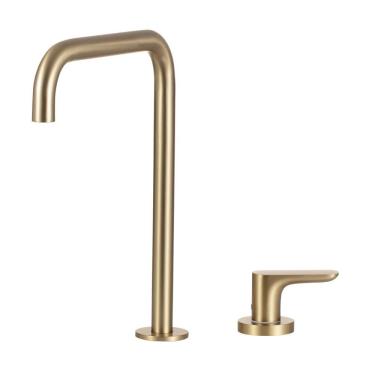 Imagem de Torneira Para Banheiro Misturador Monocomando Poti Pingoo.casa - Dourado