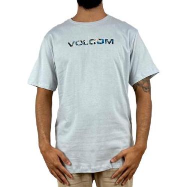 Imagem de Camiseta Volcom Silk Euro Cinza - Masculina
