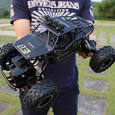 Imagem de 1:16 RC Car Off Road Hobby Electric Fast Truck Rock Crawler 2,4 GHZ Control Cars Toy Vehicles brinquedos educativos para adultos presente Big Remote Control Car (tamanho: 2 baterias pacotes) It's so Kind