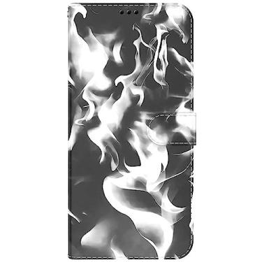 Imagem de HUANGTAOLI Capa carteira com suporte com fecho magnético para Samsung Galaxy S8 Plus, capa protetora de couro PU com compartimentos para cartões para Samsung Galaxy S8 Plus