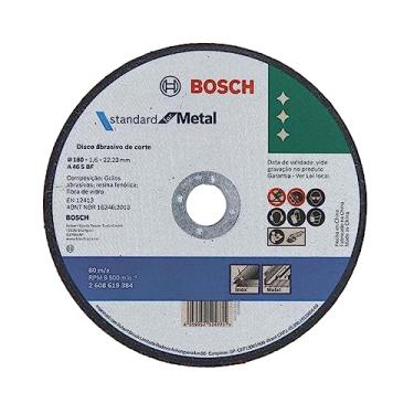 Imagem de Disco de Corte Bosch Standard for Metal 180x1,6mm Reto