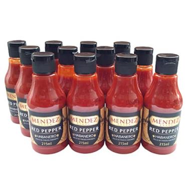 Imagem de Molho De Pimenta Mendez Red Pepper Habanero 215Ml 12 Frascos