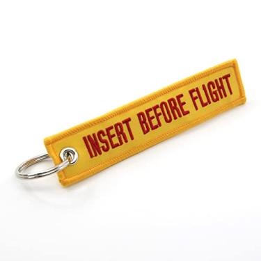 Imagem de Chaveiro de inserção antes do voo Rotary13B1 – Amarelo/vermelho 1 peça