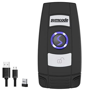 Imagem de Mini scanner de código de barras Bluetooth 1D sem fio 3 em 1 Bluetooth/USB com fio/leitor de código de barras sem fio 2,4G, scanner de código de barras a laser para leitor de imagem de código de