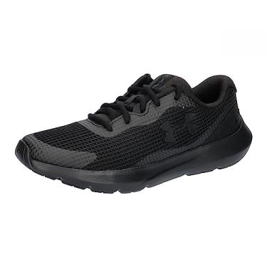 Imagem de Under Armour Tênis de corrida masculino Surge 3, (002) Preto/Preto/Preto, 41