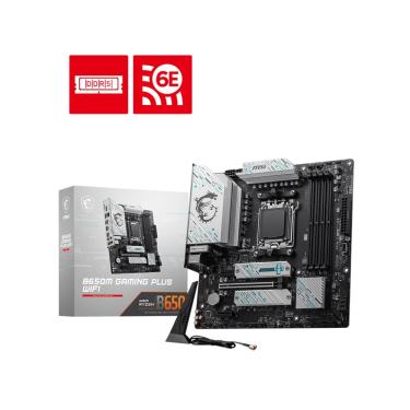 Imagem de Placa Mãe msi B650M Gaming Plus Wi-Fi AM5 B650 mATX DDR5