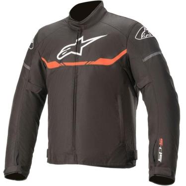 Imagem de Jaqueta Alpinestars T SPS WP Preto/Vermelho Fluor (Impermeável) - G-Masculino