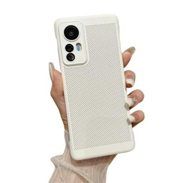 Imagem de Capa de malha respirável ultrafina com dissipação de calor para Xiaomi Mi 12 13 11 Lite para Redmi Note12 11 10 9 Pro K60 Capa dura lisa fosca, T5, para Note 12 5G