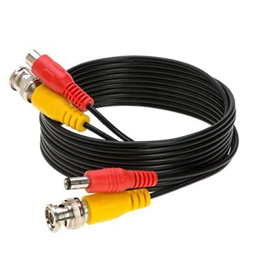Imagem de Cables Direct Online Cabo de extensão de vídeo BNC pré-fabricado preto de 3 m para CCTV, câmera de segurança, DVR, sistema de vigilância, cabo plug & play tudo em um
