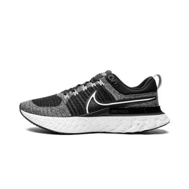 Imagem de Nike Tênis de corrida masculino React Infinity Run Flyknit CT2357-101, Branco/preto, 8