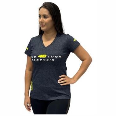 Imagem de CAMISETA BABY LOOK FEMININA VALENTINO ROSSI SOL E LUA MOTOGP-Masculino
