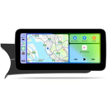 Imagem de Tela de reprodução de carro de 10,25 polegadas para Mercedes-Benz C Class W204 2011-2014 com sistema NTG 4.5/4.7, sem fio, Carplay, Android, tela sensível ao toque, kit de rádio estéreo de fábrica