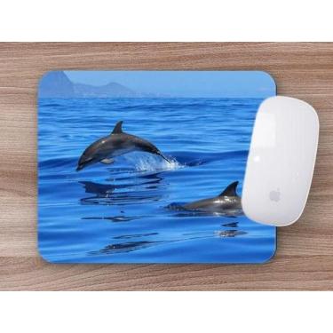 Imagem de Mouse Pad Emborrachado Personalizado Praia Mar Oceano Peixe - Deluzz, 