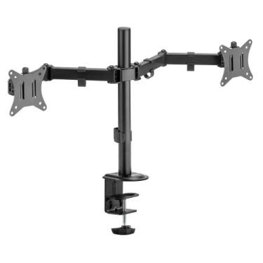 Imagem de Suporte Monitor Mesa Fortrek Articulado para 2 Monitores 17" a 32" Pre
