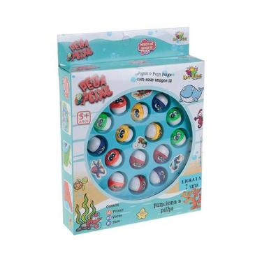 Imagem de Jogo Pega Peixe Pesca Maluca Pescaria Infantil Brinquedo - Art Brink
