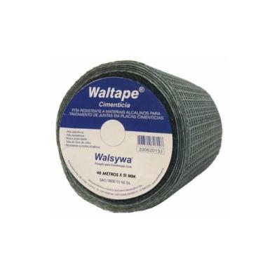 Imagem de Fita Telada Cimenticia  Waltape 46m x 51mm 560045 - Walsywa