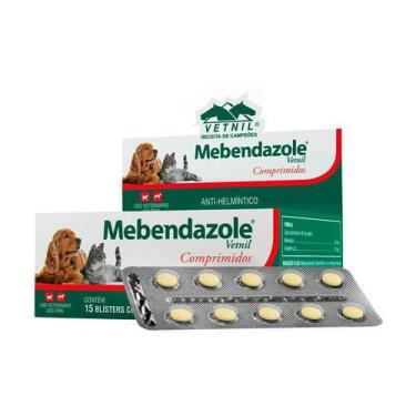 Imagem de Vermífugo Vetnil Mebendazole com 10 Comprimidos