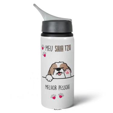 Imagem de Garrafa Squeeze NK - Meu Shih tzu, melhor pessoa! - JPS INFO