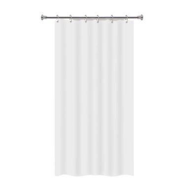 Imagem de Cortina Para Box Vinil Impermeável Antimofo e Antiácaro, 1,38x1,98m, C