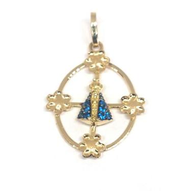 Imagem de Pingente em Ouro 18K Medalha Nossa Senhora - Elegancy Joias