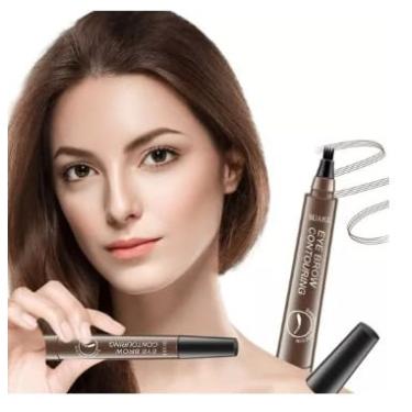 Imagem de Caneta Para Sobrancelha Fio A Fio Cor Marrom Para Maquiagem Microblading Tatoo Cor 2 Marrom Escuro