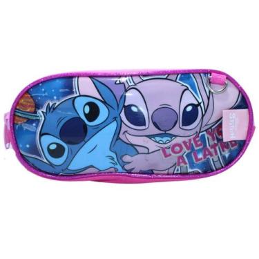Imagem de ESTOJO ESCOLAR 2 COMPARTIMENTO REFORÇADO Mod:LILO E STITCH - Elite