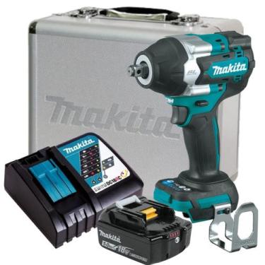Imagem de Chave De Impacto A Bateria 18v 5ah 1/2 Dtw700 Makita Bivolt C/ Maleta