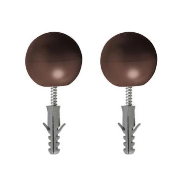 Imagem de Batedor bola de borracha para porta batente amortecedor 2 Un - Sfor,  