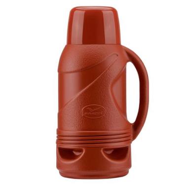 Imagem de Garrafa Térmica Arábica Garrafa de Café Invicta 1L, Lider 500ml - Verm