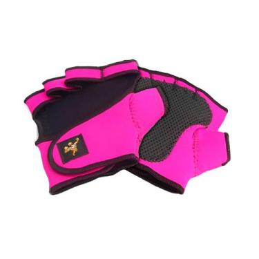 Imagem de Luva de Neoprene Gold Sports com Polegar Slim, Rosa, M, Mulher