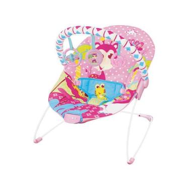 Imagem de Cadeirinha de Descanso Mastela Vibratória - com Móbile Carnaval Girafa