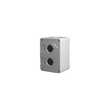 Imagem de Caixa Easy Para Botão 22MM 2 Furos Cinza - UP Electronic