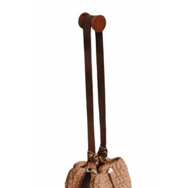 Imagem de Cabide de Parede Ampulheta em Madeira Nobre com 01 unid - Cavazza Marc