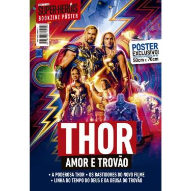 Imagem de Pôster Mundo dos Super-Heróis - Thor: Amor e Trovão - Pôster B - Edito